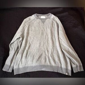 Lucky Brand Men's Light Gray Crewneck Sweater Size XXL